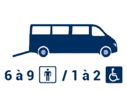 MINIBUS ACCESSIBLE EN FAUTEUIL ROULANT